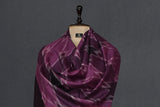 Pashmina handwoven ekat stole 28x80 inch purple