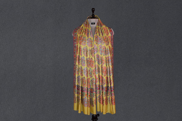 Embroidered pashmina jamma shawl 40X80 inch