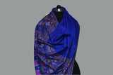 kani pashmina paldar blue shawl 40*x80*