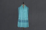 hand embroidered shawl fine wool 40x80 inch