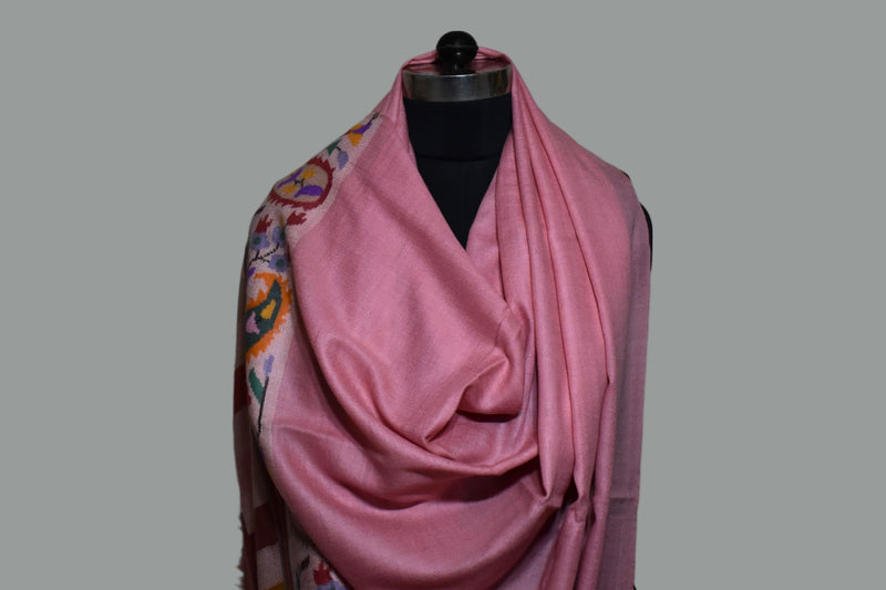 kani pashmina paldar pink shawl 40*x80*