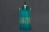 embroidered pashmina paldar shawl 40X80 inch green
