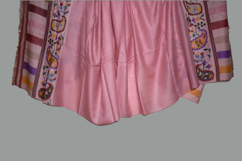 kani pashmina paldar pink shawl 40*x80*