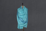 hand embroidered shawl fine wool 40x80 inch