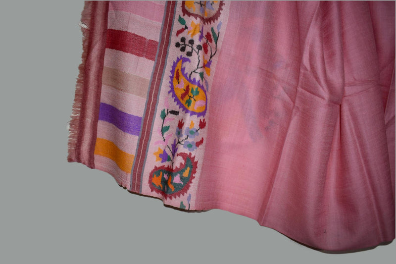 kani pashmina paldar pink shawl 40*x80*