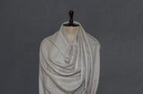 Handwoven pashmina natural shawl 40x80 inch