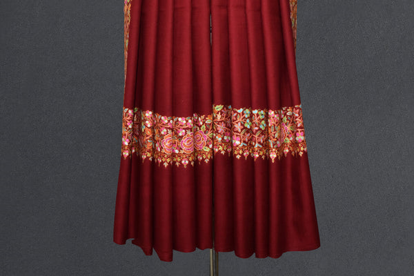 hand embroidered pashmina shawl 40X80 inch NUH