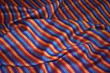 Hand woven pashmina stripe shawl 40x80 inch