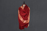 hand embroidered pashmina shawl 40X80 inch NUH