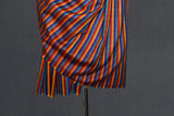 Hand woven pashmina stripe shawl 40x80 inch