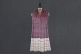 Pashmina handwoven purple stole 28x80 inch
