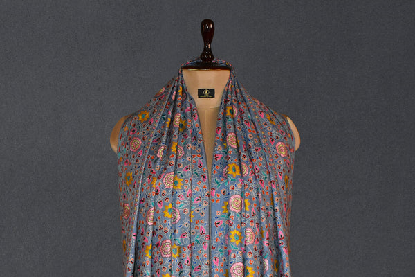 Embroidered pashmina jamma shawl 40X80 inch