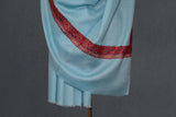 hand embroidered shawl fine wool 40x80 inch