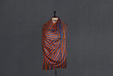 Hand woven pashmina stripe shawl 40x80 inch