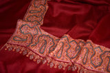 hand embroidered pashmina shawl 40X80 inch