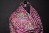 Pashmina Hand embroidered jammawar shawl 45x90