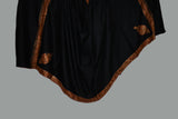 Fine wool Embroidered black shawl 40'x80'