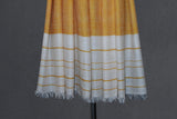 Pashmina handwoven lemon stole 28x80 inch