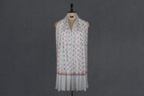 Embroidered fine wool buti jall stole 28x80 inch