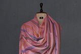 Hand woven pashmina stripe shawl 40x80 inch NOOR