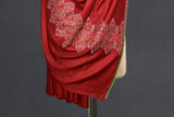 Hand embroidered pashmina shawl 40X80 inch