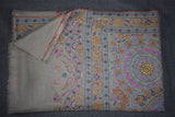 Embroidered pashmina jammawar shawl 40X80 inch