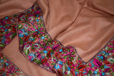 Pashmina Hand embroidered dordar shawl 40X80 inch