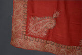 Antique hand embroidered textile 48x48 inch