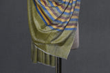Hand woven pashmina check shawl 40x80 inch