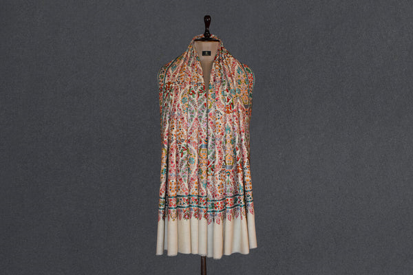 Pashmina handmade hand embroidered shawl GULPOSH