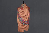 Pashmina Hand embroidered dordar shawl 40X80 inch