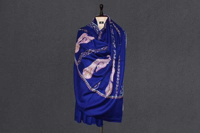 Fine wool Embroidered shawl