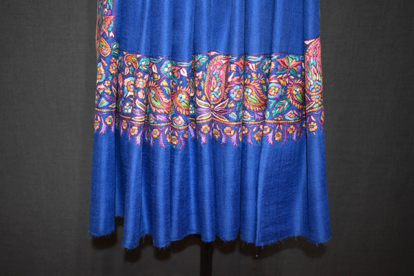 Pashmina Hand embroidered shawl 40"x80"