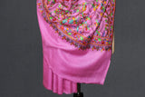 Pashmina Hand embroidered jammawar shawl 45x90