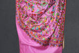 Pashmina Hand embroidered jammawar shawl 45x90
