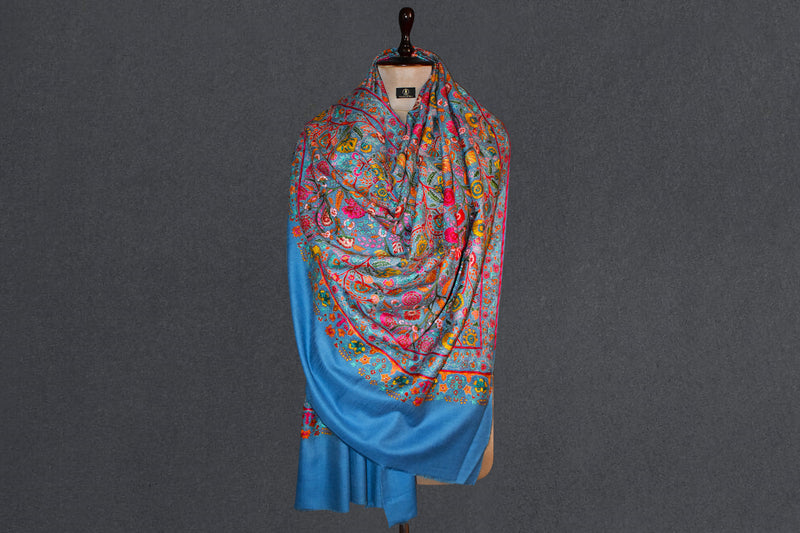 Pashmina handmade hand embroidered shawl