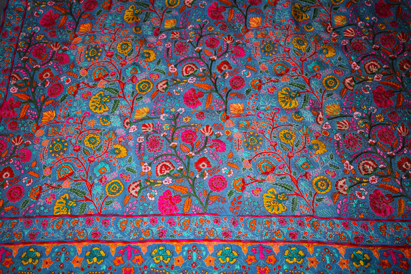 Pashmina handmade hand embroidered shawl