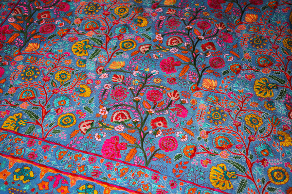 Pashmina handmade hand embroidered shawl