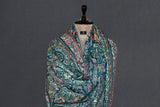 Pashmina hand embroidered shawl 40x80 inch