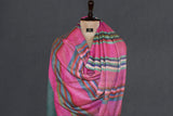 Handwoven pashmina check shawl 40x80 inch