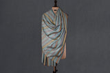 Handwoven pashmina check shawl 40x80 inch