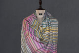 Handwoven pashmina check shawl 40x80 inch