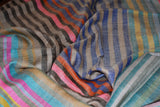 Handwoven pashmina check shawl 40x80 inch