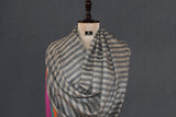 Handwoven pashmina check shawl 40x80 inch