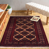 woolen tribal rug