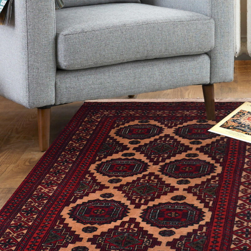 woolen tribal rug