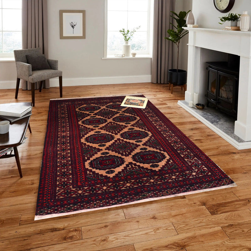 woolen tribal rug