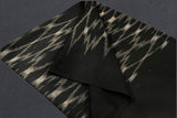 Handwoven pashmina ekat shawl 40x80 inch black