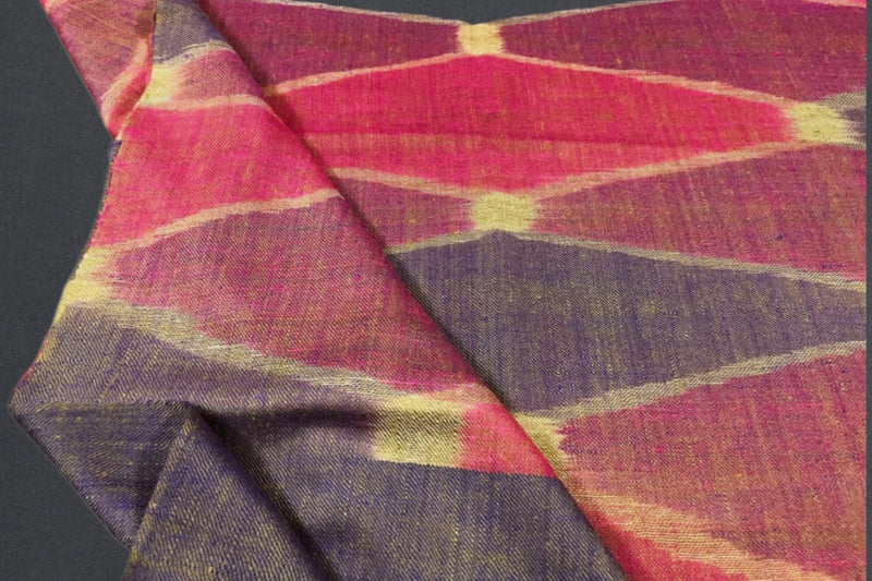 Pashmina handwoven ekat stole 28x80 inch