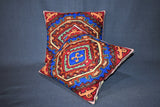 Chain stitch cushion covers set of 2pcs